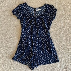 Hollister Blue Floral Jumpsuit (3/$20)
